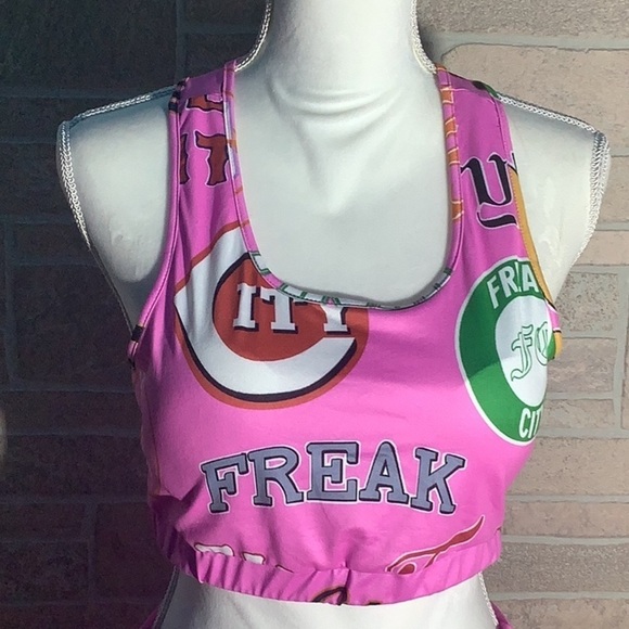 SHEIN X NEW - Sz L - FREAK Set - skirt and racer back top - flowy soft - outfit - Picture 4 of 7